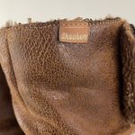 Skechers Y2K 90’s Chestnut Brown Shimmer Chunky Leatheresque Keepsakes Boots Photo 7