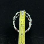 Vintage Two Tone Chain Link Cuff Bracelet Photo 7