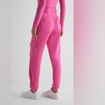 EXPRESS NWT Super High Waisted Satin Cargo Ankle Pant Size 2L Photo 2