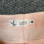 Carve Designs Shorts Womens 8 Coral Corduroy Raw Hem 5-Pocket Casual Summer Photo 2