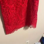 Saylor  Pippa Red Lace One-Shoulder Dress- Size XS Photo 7