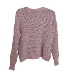 Madewell French Quarter Knit Pullover Sweater Womens Size XS Boxy Fit Pink Photo 5