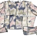 Missguided  + Multicolor Tie-Dye Crop Top Photo 2