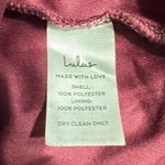 Lulus Sleeveless V-Neck Maxi Dress Women's Small Burgundy Slit V-Back NWT Photo 7