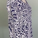 Skies Are Blue navy and white top with back cut-outs in size Medium. EUC Photo 3