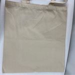 Bohemian Embroidered Appliqué Canvas Bag Like New Tan Photo 1