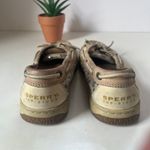 Sperry  Topsider Womens Shoe Sz 7.5M Preppy Nautical Boat Beach Leopard Sequin Photo 7