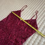 NBD Brielle Raspberry & Magenta Pink Flared Base Midi Dress Sz XS Extra Small Photo 3