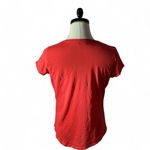 Polo Ralph Lauren Women's Coral V Neck T Shirt Logo Size L Red Size L Photo 1