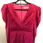 Mac Duggal Ieena  Fuchsia Long Sleeve Mini Dress Size 6 Photo 2