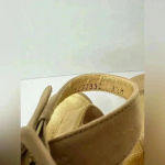 Stuart Weitzman  Women’s Belfor‎ Flower Wedges Sandals Size 8.5 Photo 8