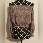 Princess Polly EUC Brown & Black Leopard Print Blouse size 4 Photo 3