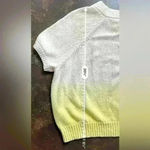 Madewell Top Dip Dye Raglan Sweater Tee Ivory, Yellow (P10) Photo 6