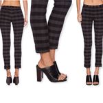 ATM Anthony Thomas Melillo Revolve Plaid Grey Slim Ankle Pants Size 4 Gray Photo 1