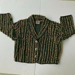Don't Mess with Texas Jacket Blazer Large Multi Color Concho Buttons Vin… Black Photo 5