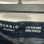 Torrid Luxe Slim Boot Super Stretch Jeans Size 20S Medium Wash Mid Rise NWOT Photo 3