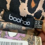 Boohoo Plus Leopard Print Ruffle Skater Skirt Photo 6