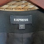 EXPRESS  Black Woven Zipper Pocket Blazer Jacket, 6 Photo 2