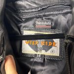 Wild ride insulated leather jacket size 14 Black Photo 1