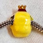 Sanrio  Pompompurin king .925 silver kawaii charm Photo 2