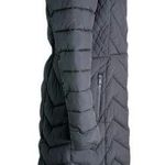 Bernardo Eco Plume Long Hooded Puffer Winter Coat Gray Size M NWT Photo 1