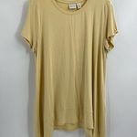 Chico's Women’s zenergy by yellow tee rayon and spandex T-shirt size medium Photo 0