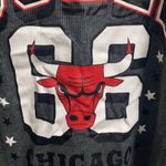 Nba NWT  Chicago Bulls Waffle Knit Shirt Photo 2