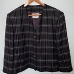 Kasper  and Company vintage wool suit jacket.  Size 16. Dark Academia. Photo 0