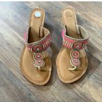 Anthropologie Z&L leather boho/indie beaded sandals Photo 0