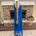 Gianni Bini  Vibrant Blue Dress with Fringe / 12 / Excellent condition Photo 2