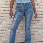 Anthropologie Retro flare leg blue jeans 💕 Photo 1