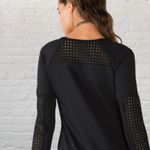 Fabletics TILLY Black Neoprene Athletic Mini Dress Perforated Panels XS Photo 6