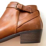 American Eagle New Brown Zip Buckle Ankle Boots Photo 10