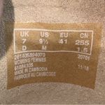 Clarks Abigail Lily T-Strap Cork Wedge Sandals Pewter Leather Women’s 9.5 Photo 9