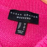 Susan Graver  Weekend Pullover Knit Sweater Bell Sleeves‎ Size Medium Pink Photo 5