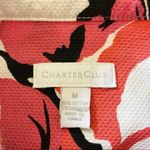 Charter Club  Jacket Women's Multicolor‎ Floral Pattern Button Front - M Photo 6
