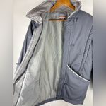 Sasson Collection Vintage Women's M Light Blue Gray Puffer‎ Coat Toggle Buttons Size M Photo 5