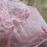 SKIMS Romance Lace Pink Heart Cami Top Small Photo 5