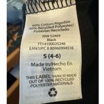 Time And Tru Womens Top Sz S 4 6 Black Crew Neck Pullover Short Sleeve Solid Tee Photo 5