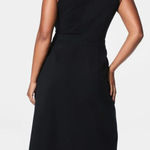 Spanx NEW  Ponte Cargo Midi Dress Black Faux Wrap Quiet Luxury Capsule Size XS Photo 0