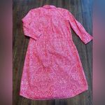 Tommy Hilfiger Shirt Dress White and Pink Paisley - Size S Photo 1