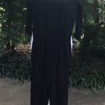 Lake Flower black jumpsuit with pockets EUC Size M Photo 4