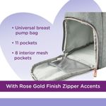 NWOT Parent’s Choice Universal Breast Pump Bag, Heather Gray Photo 2