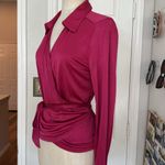 The Limited  y2k vintage satin wrap blouse Photo 2