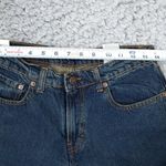 Jordache Vintage Y2K Style Flare Leg 5 Pocket Low Rise Jeans Size 7 8 Dark Wash Photo 5