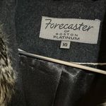 NWT Forecastor of Boston platinum Wool and Saga Fox coat Black Size 10 Photo 6