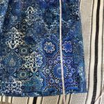 Elie Tahari Emory Dress Size 10 Blue White Bora Bora Multi Sheath Elegant Mature Photo 9