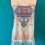 Vocal Tank top with a cute fringe detail Photo 0