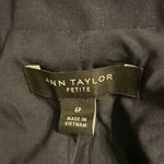 Ann Taylor Set size 6 skirt length 24” navy blue waist 30” flat and blazer 6P Photo 11