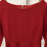 Kate Spade : Red Boat Neck Ponte Dress- pockets- fit & flare- M Photo 14